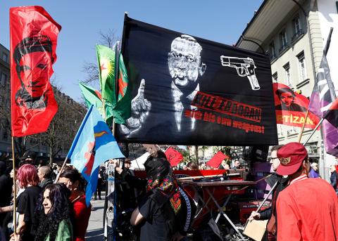 Demonstration in Bern im März 2017
