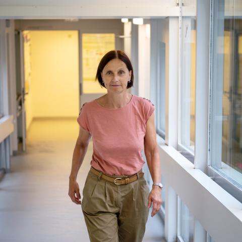 Dagmar Pauli in der Kinder- und Jugendpsychiatrischen Klinik der Universität Zürich