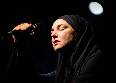 Sinéad O’Connor bei einem Liveauftritt im Januar in Turin