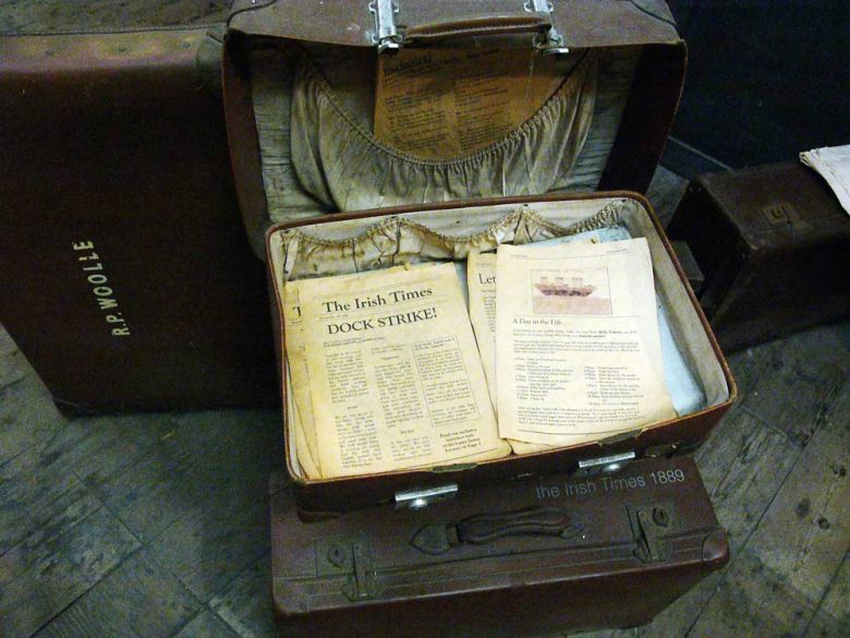 Exponat im Ostlondoner Museum of Immigration