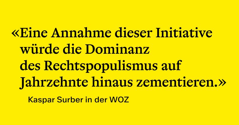 Leitartikel: 24 Jahre ins SVP-Gefängnis?
