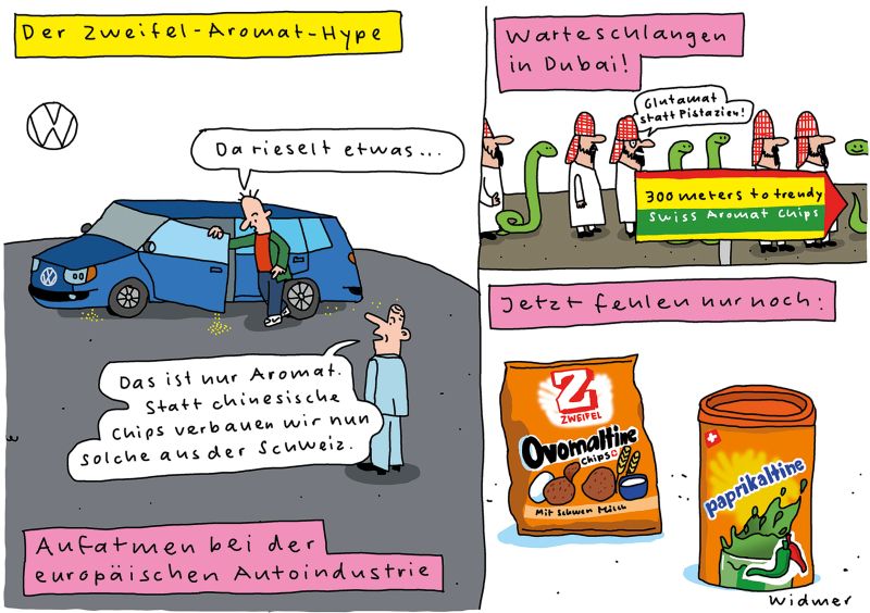 Cartoon von Ruedi Widmer