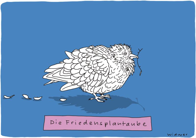 Cartoon von Ruedi Widmer