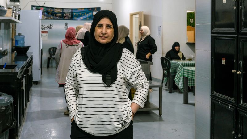 Mariam Al-Shaar im Café Soufra. 