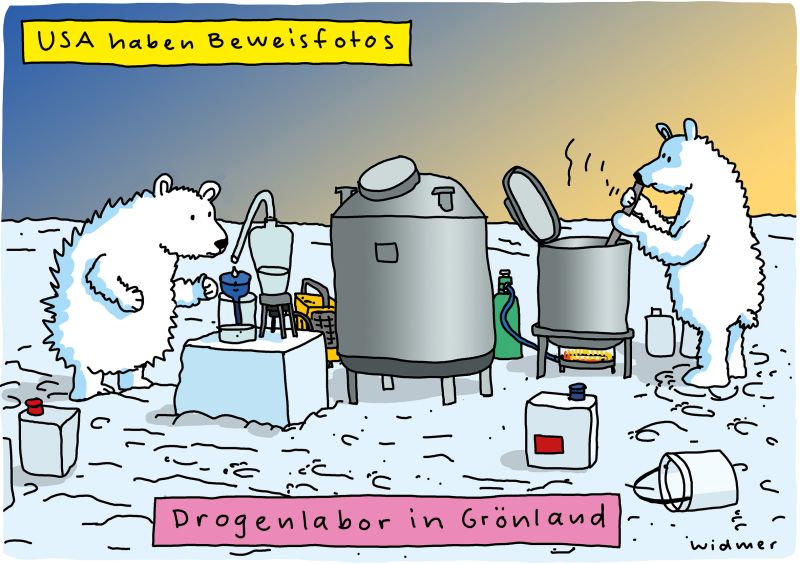 Cartoon von Ruedi Widmer