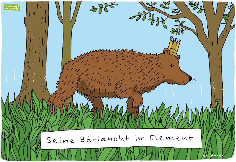 Cartoon von Ruedi Widmer