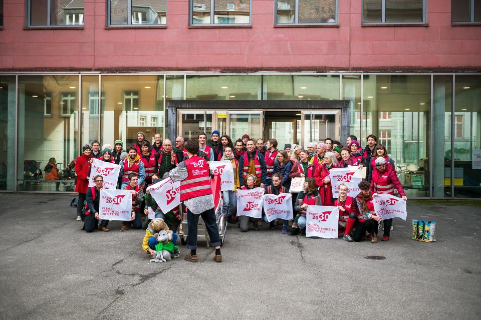 Gruppenbild des Treffen am zweiten Aktionstag von «Basel 2030».