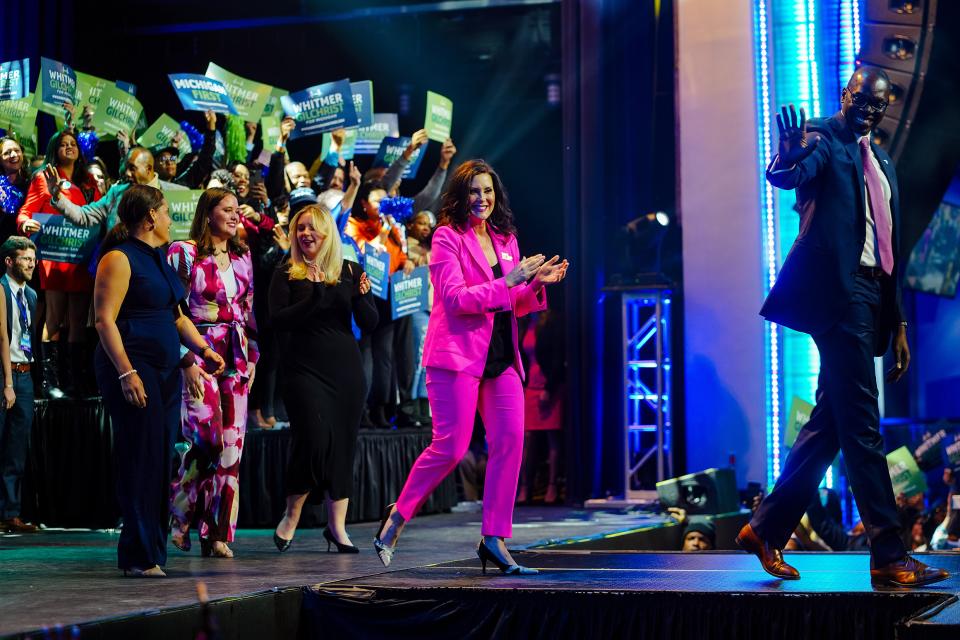 Party anlässlich der Wiederwahl von Gretchen Whitmer als Gouverneurin von Michigan am 8. November