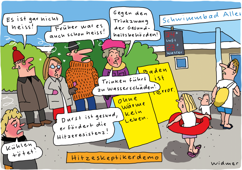 Ruedi Widmer Cartoon