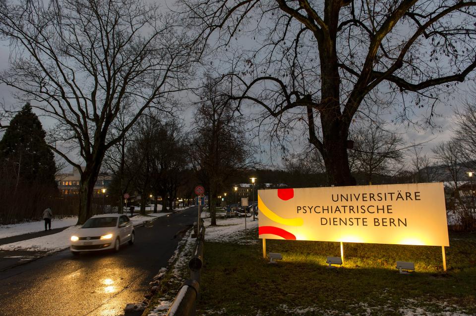 Eingangsbereich der als «Waldau» bekannten UPD-Klinik