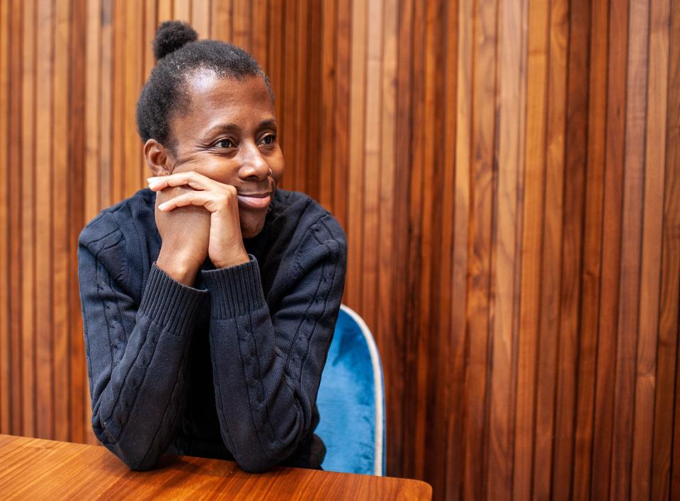Diana Nabiruma vor einem Auftritt in Zürich