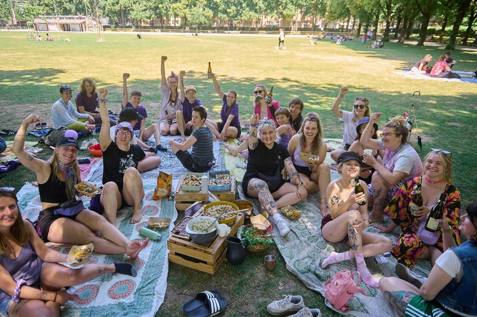 Impressionen vom feministischen Streik: Zürich