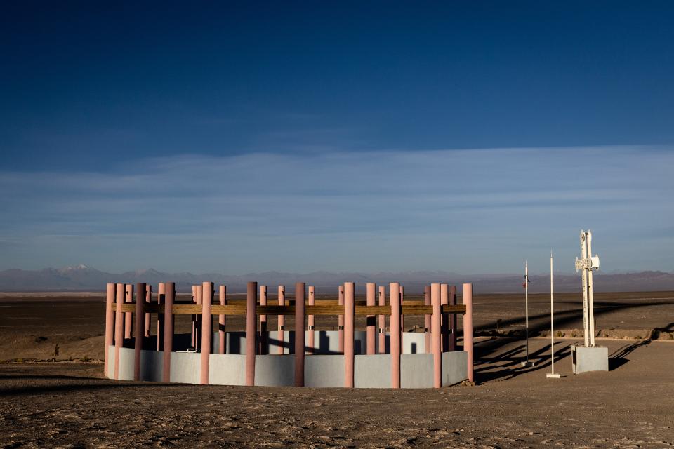Denkmal für die Opfer der «Karawane des Todes». Calama, Chile