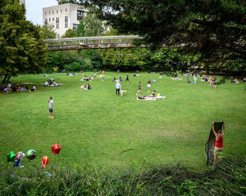 Park Jardin de Reuilly im Südosten von Paris
