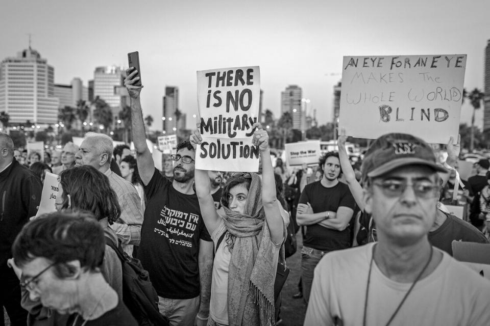 Antikriegsprotest in Tel Aviv, 18. November