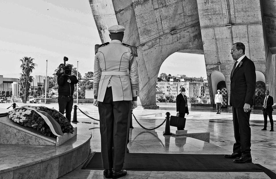 Sergei Lawrow zu Besuch in Algier, 10. Mai 2022