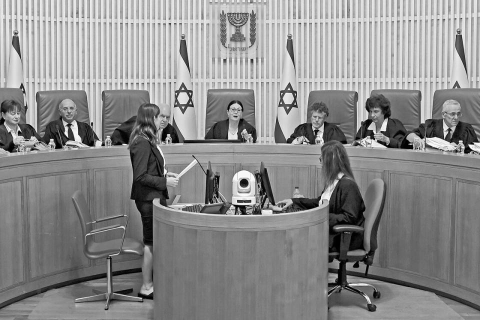 am Obersten Gerichtshof, Jerusalem, 28. September