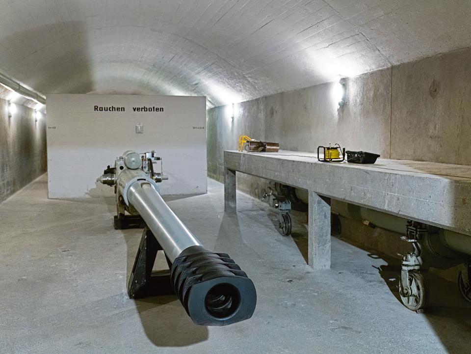 das einstige Depot für die Munition der Festungsgeschütze