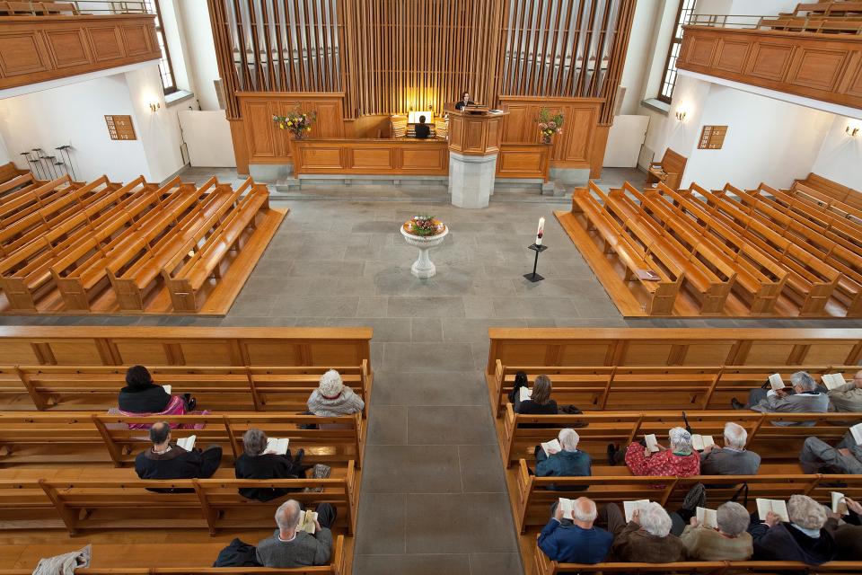 Symbolbild: Messe in einer Evangelisch-reformierten Kirche