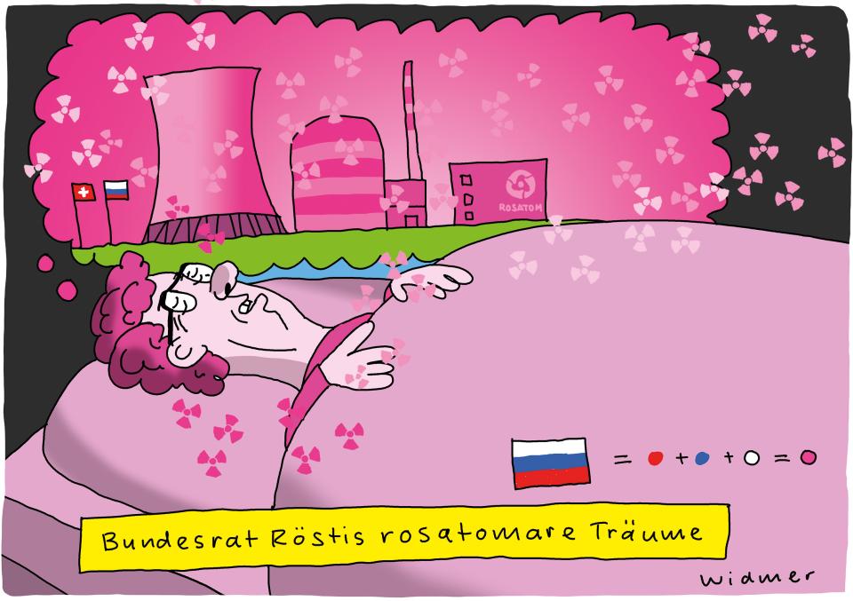 Cartoon von Ruedi Widmer