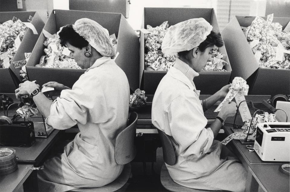 Arbeiterinnen bei Nestlé in Broc, 1991