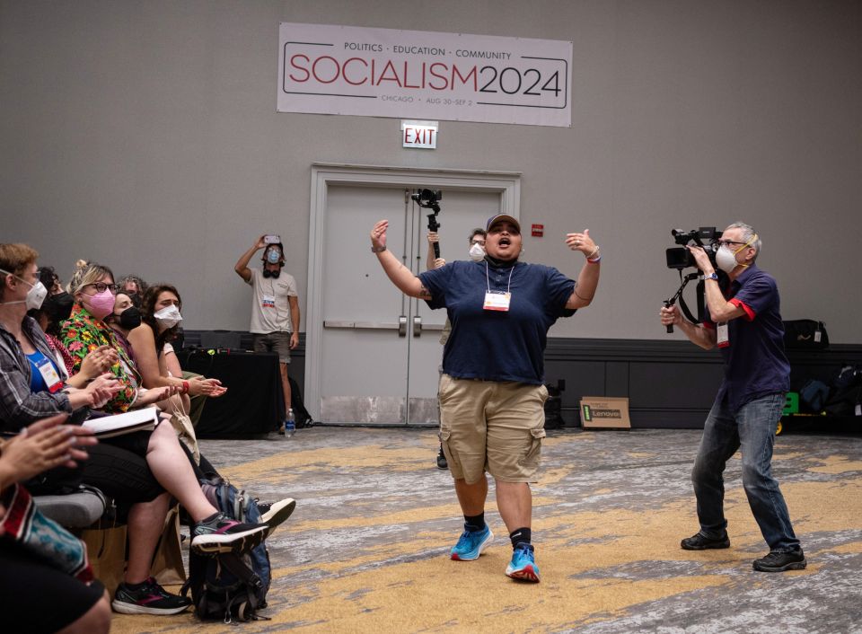 «All Eyes on Palestine»-Panel an der «Socialism Conference» in Chicago