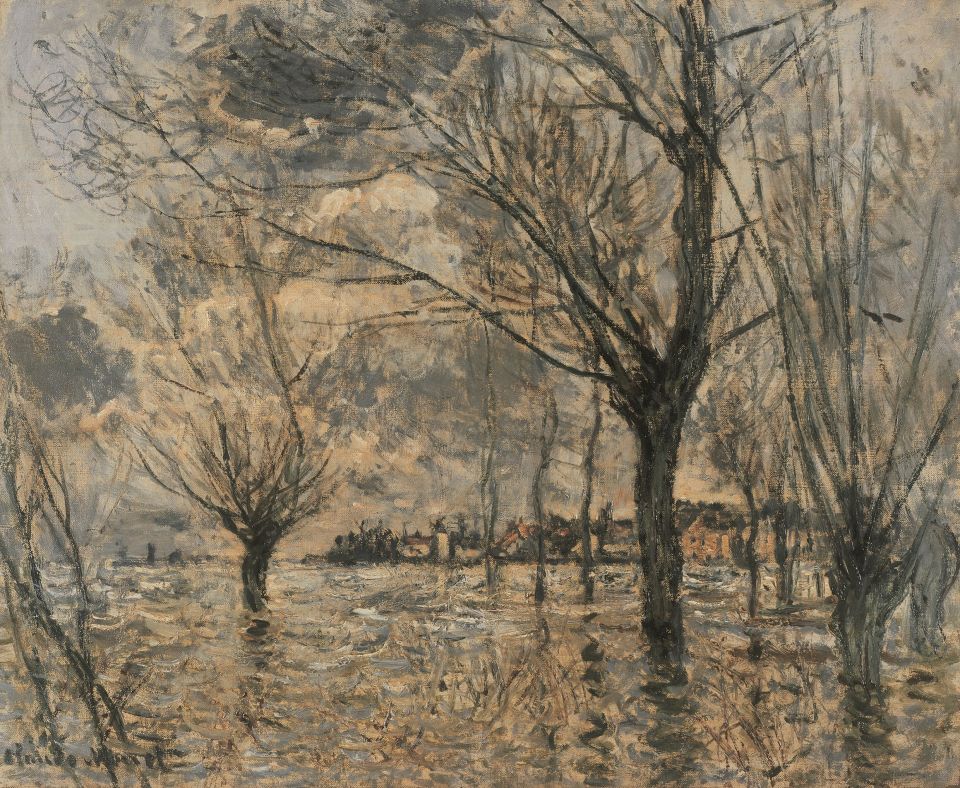 Gemälde «L’inondation: La Seine à Vétheuil» von Claude Monet