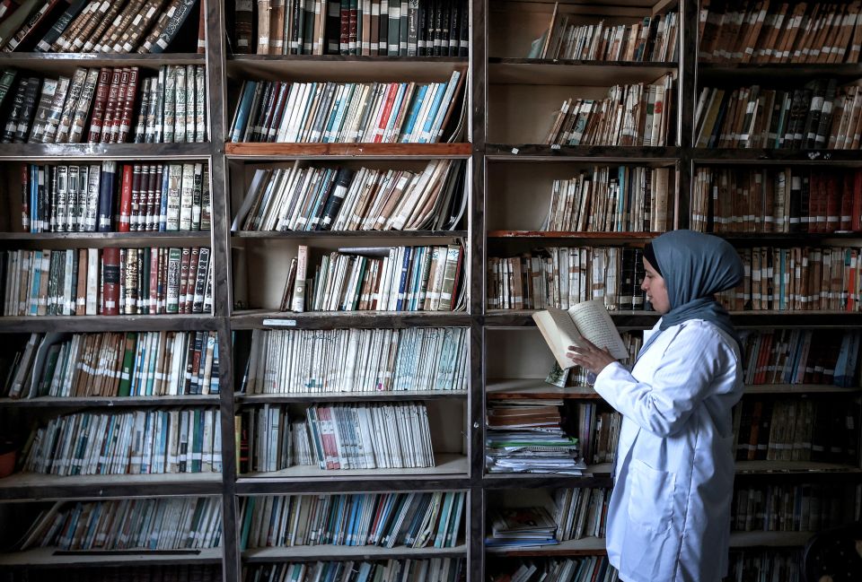 Bibliothek in Gaza Stadt, 10. Juli 2023
