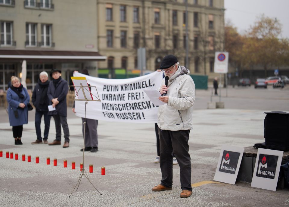 Aktion «Rückgabe der Namen» am 2. November in Bern
