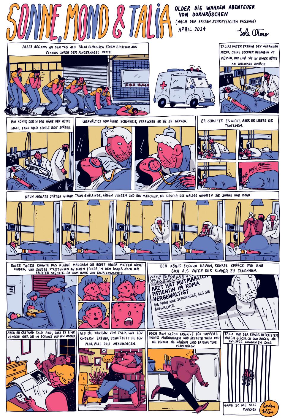 Comicseite von Sole Otero