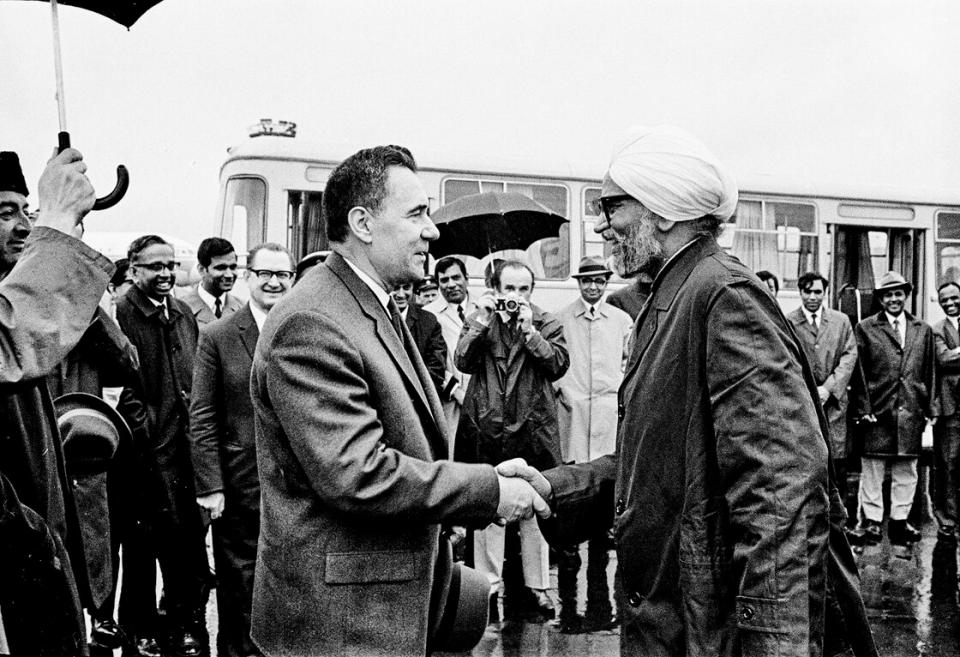Gromyko und Singh 1971 in Moskau