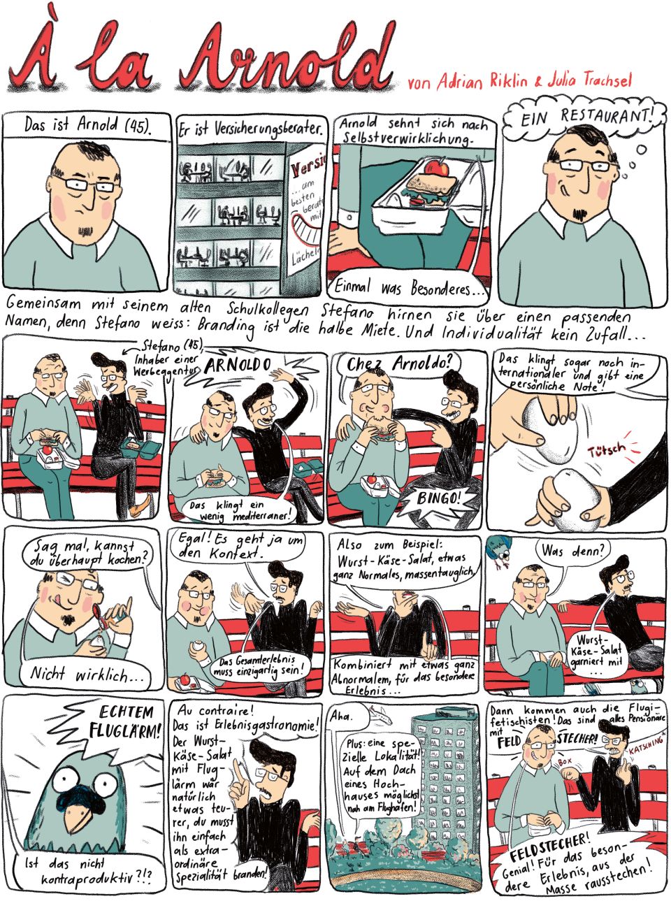 Comic «À la Arnold», Seite 1 von 7