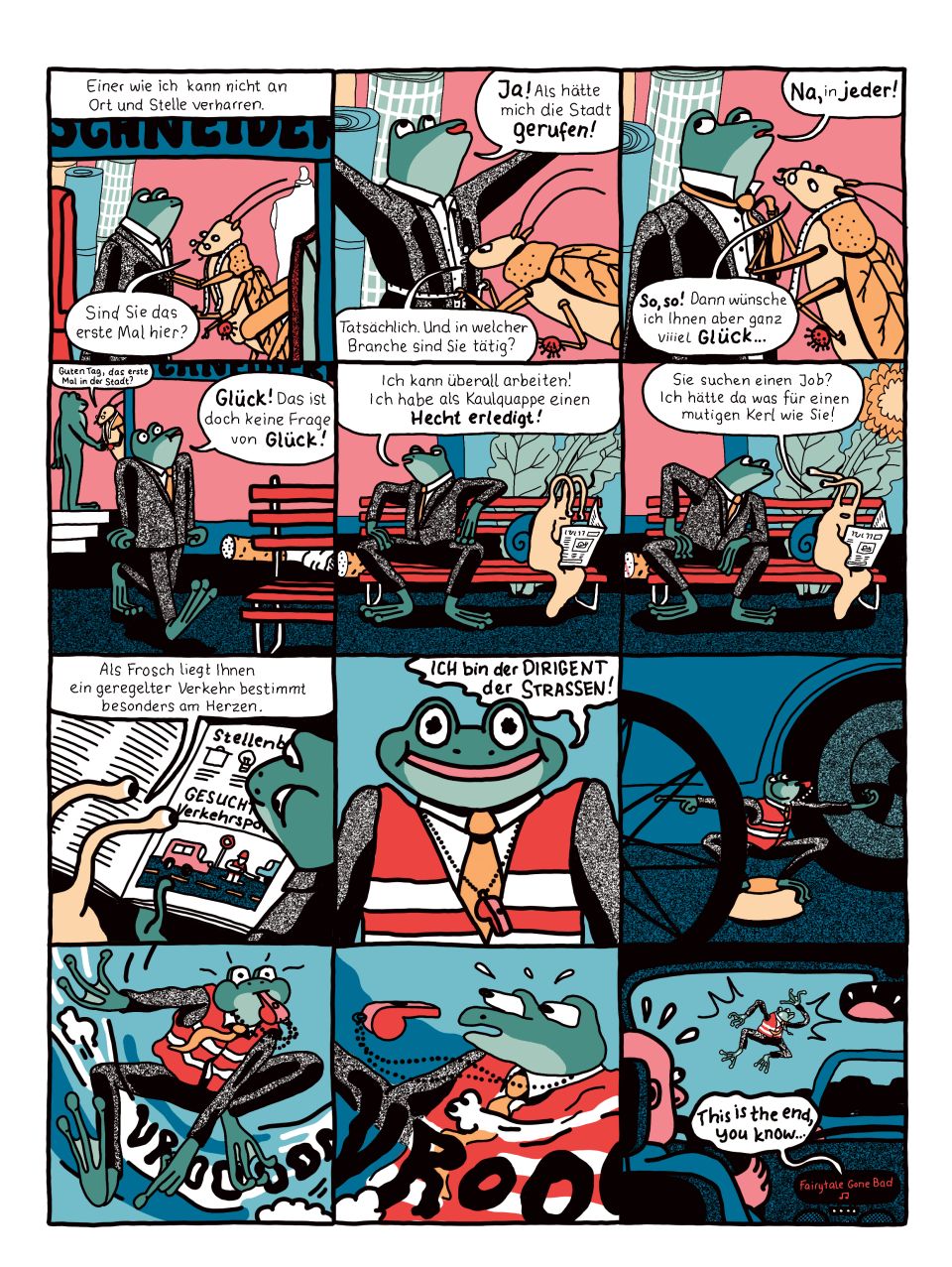 Comic «Ein forscher Frosch», Seite 2 von 2