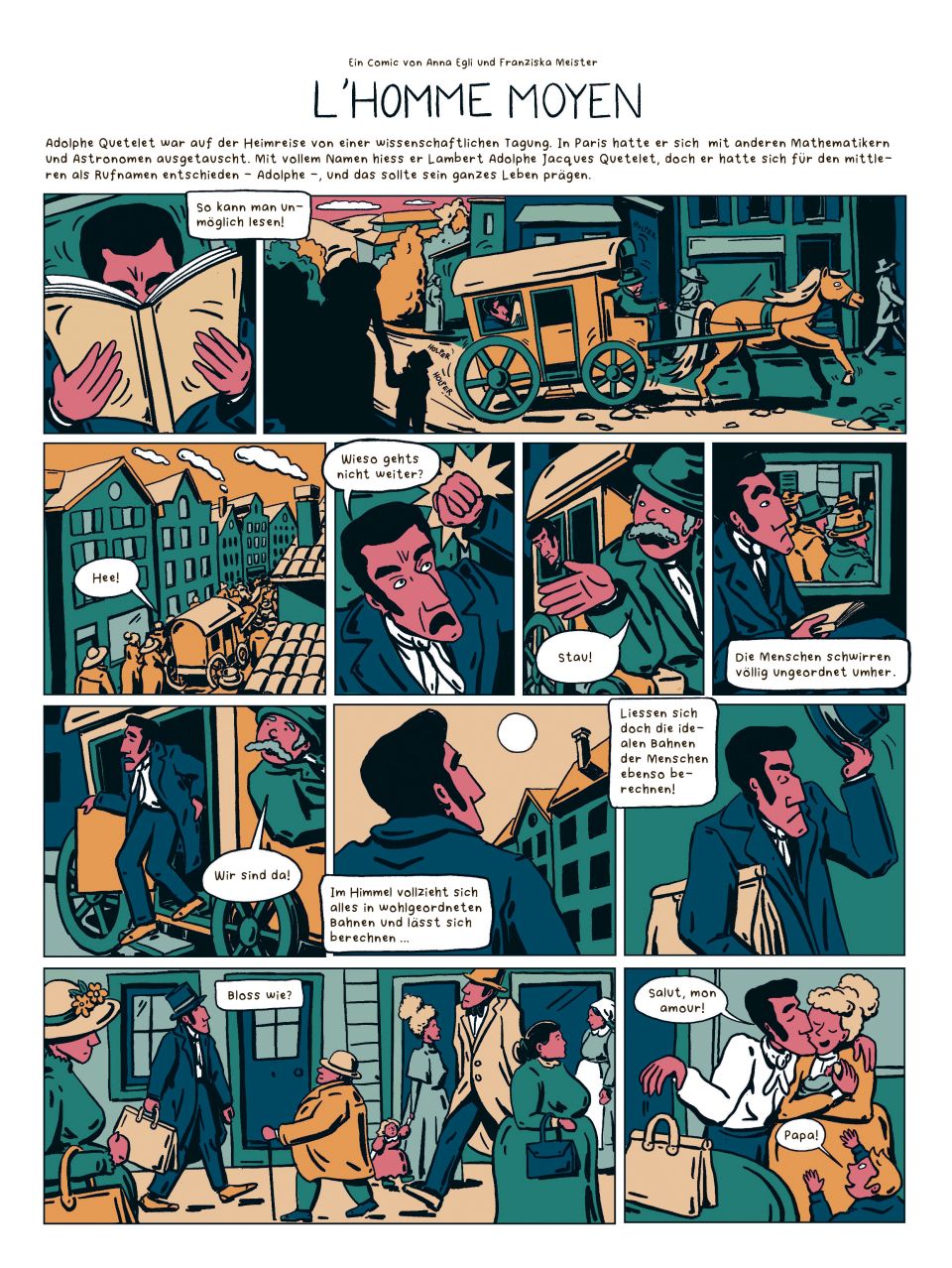 Comic «L'Homme Moyen», Seite 1 von 7