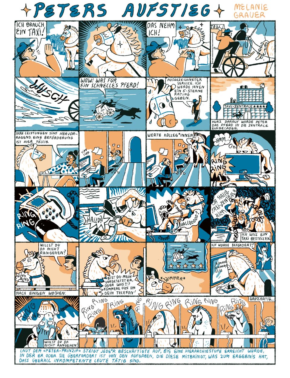 Comic «Peters Aufstieg»