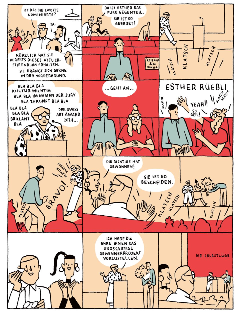 Comic «Die Selbstlüge», Seite 2 von 3