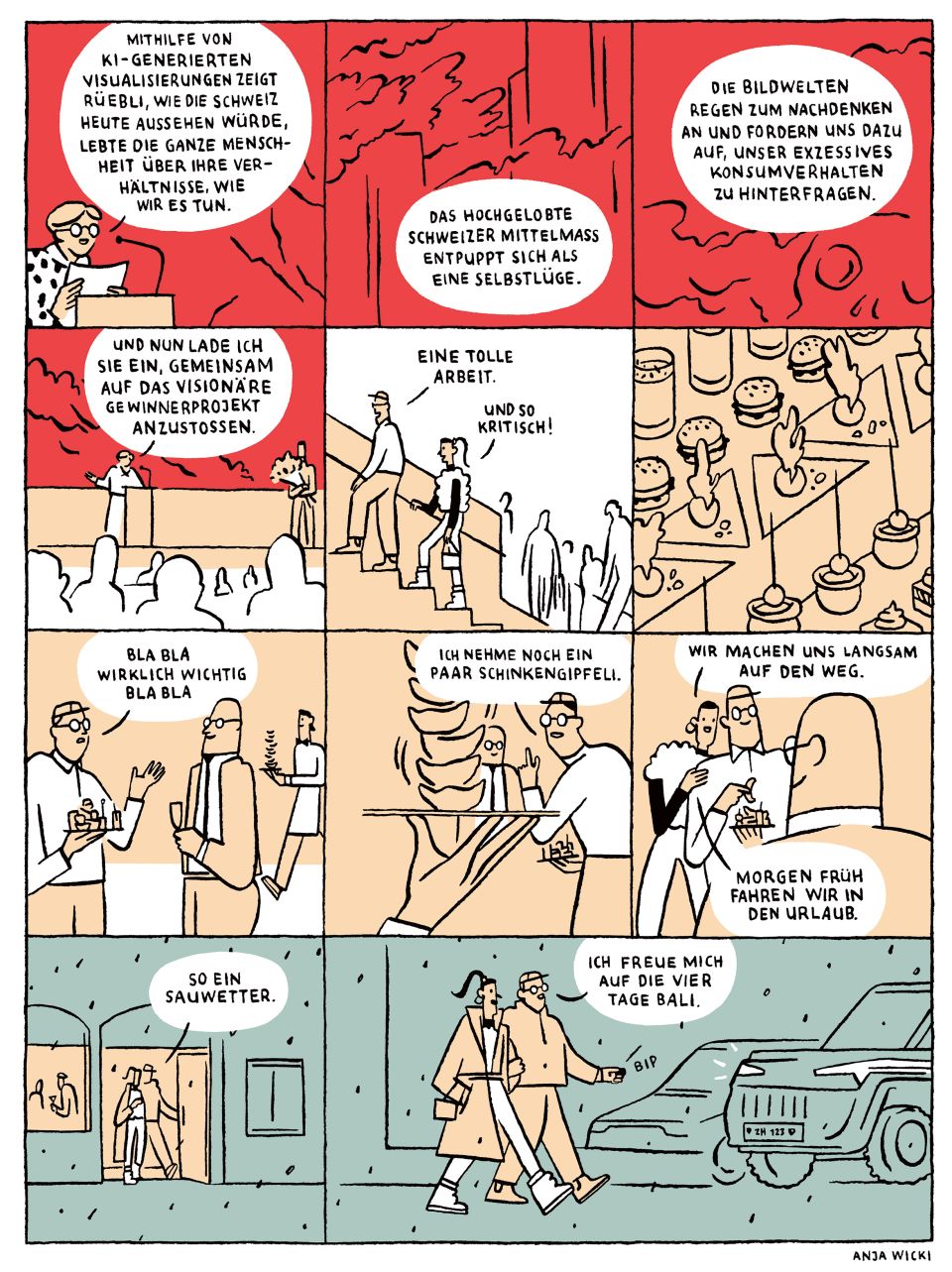 Comic «Die Selbstlüge», Seite 3 von 3