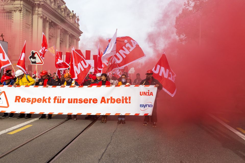 Streik in Bern am Freitag, 31. Oktober