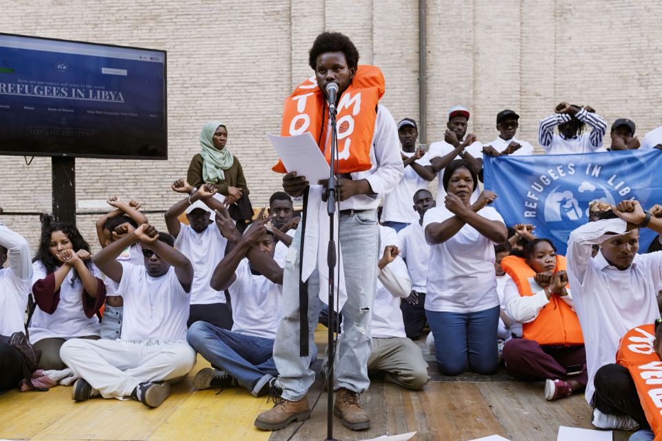 David Yambio von Refugees in Libya