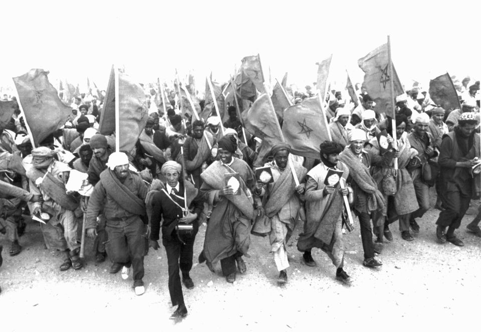 Der «Grüne Marsch» im November 1975