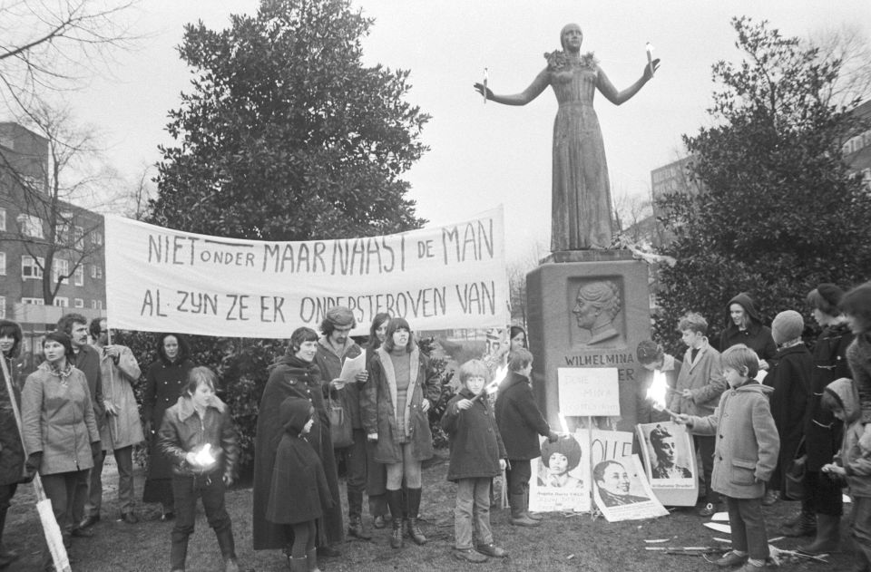 Dolle Mina mit Wilhelmina Drucker