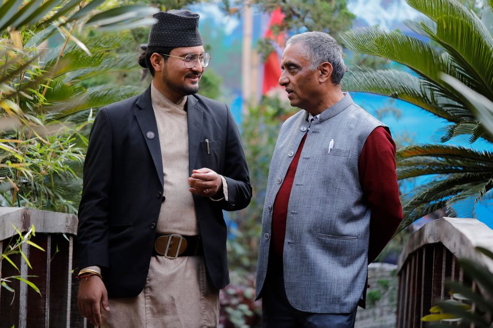 Prakash Sharma und Sanjay Adhikari