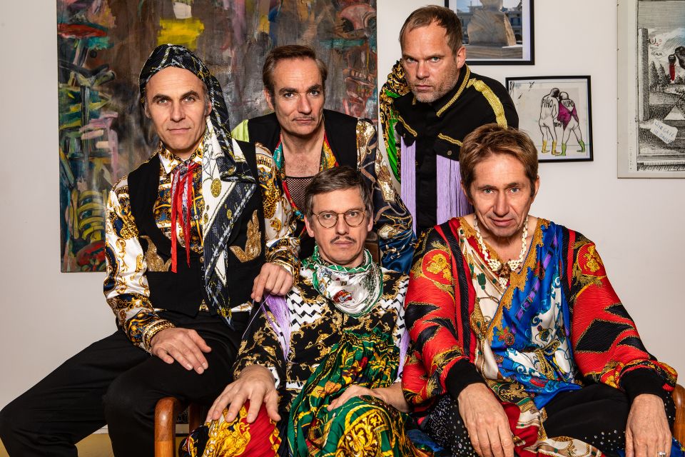 Bandfoto von den Goldenen Zitronen