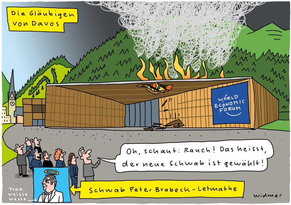 Cartoon von Ruedi Widmer