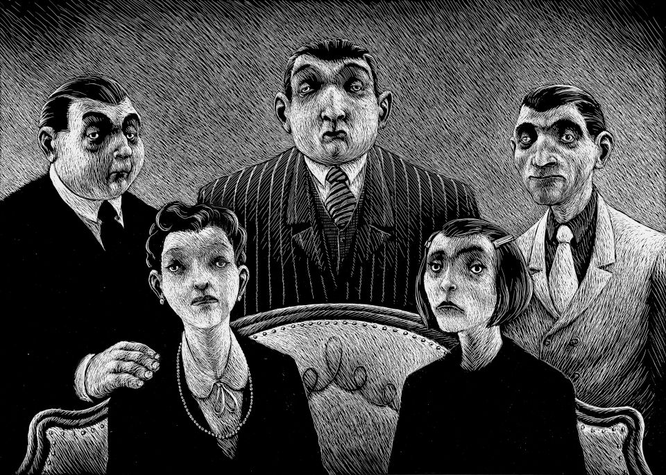 Schraffur von Thomas Ott: «La grande famiglia»