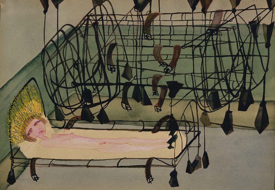 Zeichnung «Appassionata» von Carol Rama, 1940