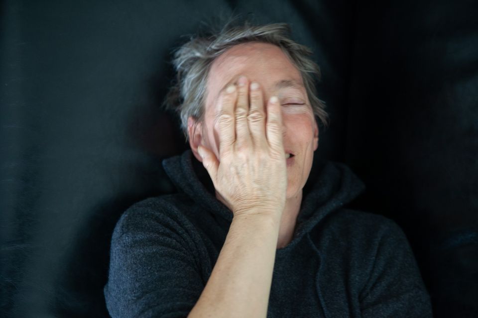 Ruth Schweikert, hier 2019 in ihrem Atelier in Zürich