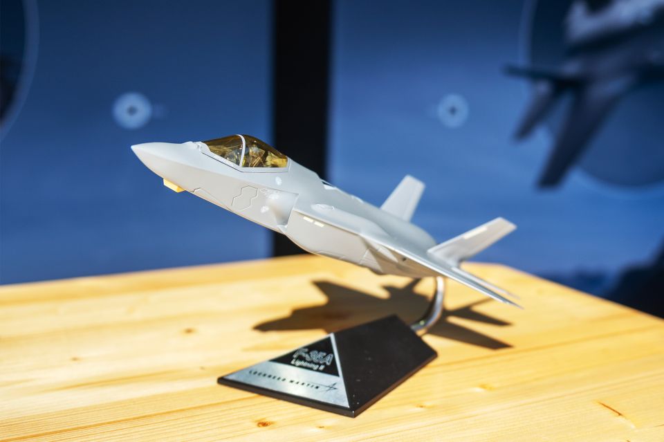Modell eines F-35-Kampfjet