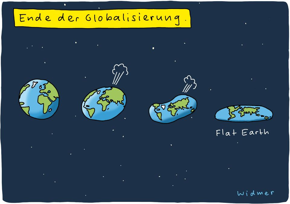 Cartoon von Ruedi Widmer