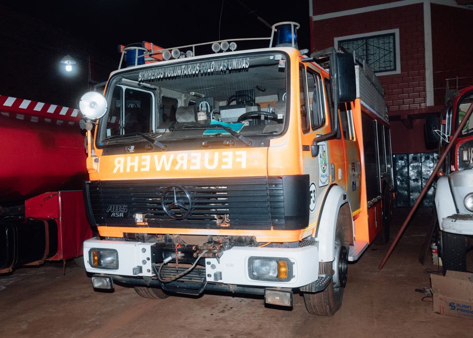 Löschfahrzeug der Feuerwehr Hohenau